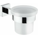 Porte - brosse � dents mural en verre satin� mamoli 000006140001 chrom�