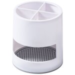 Porte - brosses � dents en plastique � 4 emplacements pour salle de bain, organisateur de brosses � dents ...