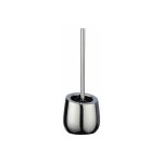 Porte brosse wc c�ramique badi, brosse wc silicone noire avec t�te de brosse wc en silicone � de 7, 5 ...