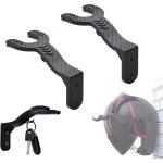Porte - casque - support mural pour casque - lot de 2 - support mural pour casque de moto - syst�me de ...