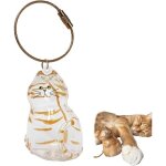 Porte - cls bouteille transparente pour rcuprer les poils de chat, souvenir, bote de rangement, anneau ...