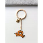 Porte - cls dor chien teckel marron porte - cls coeur