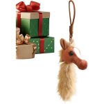 Porte - cl�s en forme de cheval ? breloque t�te de cheval pour portefeuille breloque en peluche pour ...