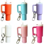 Porte - cls mini tasse, porte - cls petite tasse, sac d'cole dtachable, porte - cls