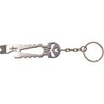 Porte - clés polyvalent third k2828 de acier inoxydable de 7, 5 cm finition chromée, sert de tire - embout, ... Porte - clés polyvalent third k2828 de acier inoxydable de 7, 5 cm finition chromée, sert de tire - embout, ...