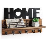 Porte clef mural bois à 6 crochets - home décoration boîte à clés vintage, boite a clefs murale avec ... Porte clef mural bois à 6 crochets - home décoration boîte à clés vintage, boite a clefs murale avec ...
