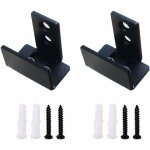 Porte coulissante interieur 2 pi�ces guide porte coulissante quincaillerie fix�e au mur bas guide de ...