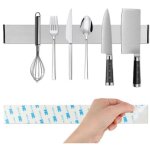 Porte couteaux aimanté, porte couteaux de cuisine magnétique avec aimant extra fort, aimant couteau mural ... Porte couteaux aimanté, porte couteaux de cuisine magnétique avec aimant extra fort, aimant couteau mural ...