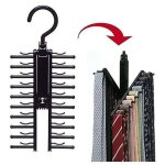 Porte - cravates cratif rotatif  360 degrs pour 20 cravates, organisateur de placard, cravates, ceintures, ...
