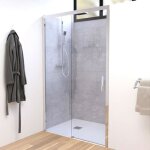 Cuisibane - porte de douche 120 cm coulissante nerina access