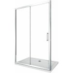 Porte de douche de 6 mm pour installation en niche h. 190 avec overture coulissante ? 115 - 120 cm