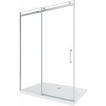 Giorgy - porte de douche de 8 mm pour installation en niche h. 190 avec overture coulissante et rversible ...