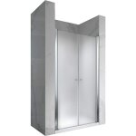 Cadentro - maia porte de douche 92x185 cm verre opaque - ajustable de 92 � 96 cm