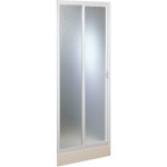 Idralite - porte douche coulissante avec ouverture latrale en acrylique mod. mercurio 150 cm