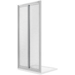 Idralite ? porte de douche saloon 80 cm ? 2 portes pivotantes ? verre opaque 4mm ? hauteur 198 cm ? ouverture ...