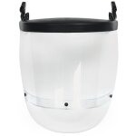 Porte - cran avec visire et retour menton evo inter surefit pour casque evo - abs visire actate 17, ...