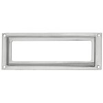 Porte - �tiquettes en acier nickel� - 100 x 39 mm - insert de 87 x 29 mm - knies manufakur gmbh