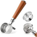 Porte - filtre 51mm, double bec 3 oreilles portafilter compatible avec delonghi dedica ec680 / ec685 ...