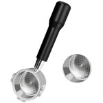 Porte - filtre philorn sans fond 51 mm � 3 oreilles, avec tamis � caf� moulu - compatible avec les machines ...