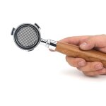 Porte - filtre sans fond de 51 mm avec panier - filtre et poigne en bois, compatible avec les machines ...