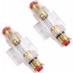 Porte - fusible en ligne 2 pi�ces, porte - fusible 60a protection de s�curit� de l'alimentation audio ...