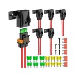 Porte - fusible en ligne crea faisceau de cbles 12 awg tanche ip67, atc / ato, porte - fusible  lame ...
