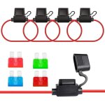 Porte - fusible tanche 10 awg pour voiture en ligne 32 v avec standard 10 a 15 a 30 a 40 a pour voiture ...