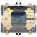 Porte - fusible universel pour voiture, 100a led numérique 1 entrée 2 sorties, amplificateur audio, porte ... Porte - fusible universel pour voiture, 100a led numérique 1 entrée 2 sorties, amplificateur audio, porte ...