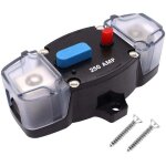 Porte fusible de voiture 12v - 48v syst�me de protection de fusible audio pour voiture, camping car, ...