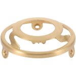 Porte - lampe cuivre pur dor�, adaptateur abat - jour, bo�tier ampoule, anneaux douille cuivre pour luminaires ...