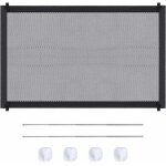 [jamais utilis�] porte magique pour chiens, barri�re d'escalier de s�curit� pour chiens avec les crochets ...