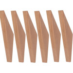 Porte manteau mural bois, patere murale bois, crochet mural bois, triangle crochet mural bois pour chapeaux ...