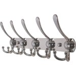 Porte - manteau mural, pat�res murales ? acier inoxydable extra r�sistant, 5 crochets, porte - manteau ...