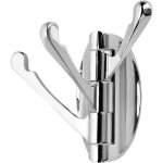 Porte - manteau mural pivotant en acier inoxydable avec 3 bras pliable, cintre suspendu / pat�re / porte ...