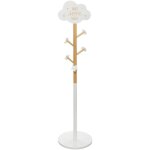 Porte manteaux enfant nuage blanc atmosphera