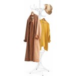 Porte - manteau sur pied, 12 crochets en bois massif, 51 x 51 x 184cm support, manteau / parapluie / ...