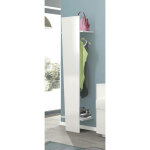 Porte - manteau vertical, made in italy, avec tube pour vêtements, deux étagères, meubles pour couloir, ... Porte - manteau vertical, made in italy, avec tube pour vêtements, deux étagères, meubles pour couloir, ...