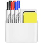 Porte - marqueur magn�tique effa�able � sec, porte - stylo et gomme pour tableau blanc, organisateur ...