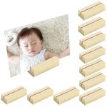 Porte menu, porte menu mariage 10pcs, support carte, porte nom mariage, bois naturel support photo carte, ...