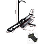 Porte - moto attelage scooter avec rampe de chargement 227kg + adaptateur 2'' 83x56mm