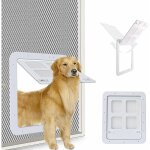 Porte moustiquaire pour chiens (taille ext�rieure 43cm x 37cm), porte moustiquaire pour animaux de compagnie ...