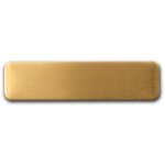 Porte - nom adh�sif alubox couleur laiton - cco