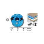 Porte - outils � profiler / feuillurer diam. 90mm al. 30 ht. 40mm - 092. 40. 30 - leman