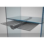 Porte pantalon coulissant double - mat�riau : nylon / aluminium - largeur : 680 mm - profondeur : 510 ...