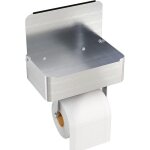 Porte - papier toilette avec distributeur de lingettes jetables pour salle de bain avec support de rangement ...