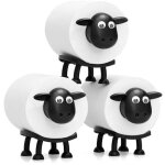 Porte - papier toilette mouton, ensemble de salle de bain sur pied, porte - papier toilette mouton noir ...