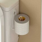 Porte - papier toilette, porte - papier toilette sans per�age pour salle de bain, �tanche, porte - rouleau ...