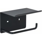 Porte papier toilette avec tablette adhesif , support papier rouleau sans percage acier inox sus 304, ...