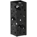 Porte - parapluies umbrella - noir - 15x15x43 cm