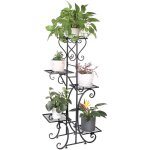 Porte plantes fer forgé 107x57x22cm Étagère plante fleur extérieur intérieur escalier fleurs pour maison ... Porte plantes fer forgé 107x57x22cm Étagère plante fleur extérieur intérieur escalier fleurs pour maison ...